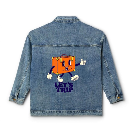 Discover Sturniolo Triplets Merch Lets Trip Casey Funny Trip Merch Classic Women's Denim Jackets