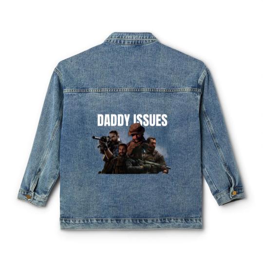 Discover Captain Price Daddy Issues Call of Duty Classic Women's Denim Jackets