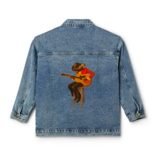 Discover AS.1Greenrose,jimi hendrix, jimmy hendrix, jimmie hendrick, jimi hendrix voodoo, jimi hendrix Essent Classic Women's Denim Jackets