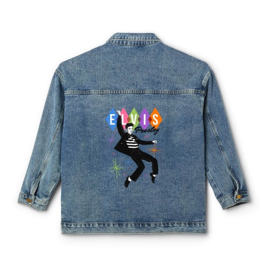 Discover Elvis Presley, Elvis Presley 2022 Movie for Classic Women's Denim Jackets, Gift for Elvis lovers, Elvis Presley Classic Women's Denim Jackets