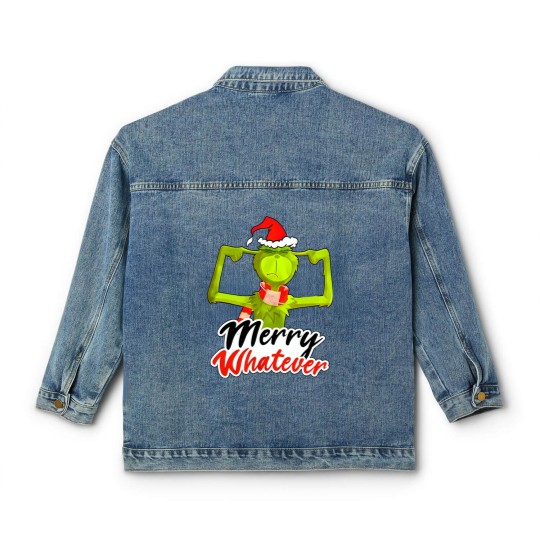 Discover The funny character Merry Whatever Classic Women's Denim Jackets