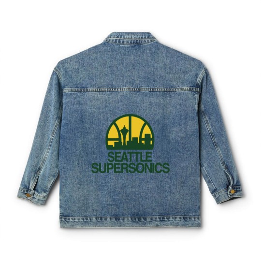 Discover Supersonics Seattle Classic Women's Denim Jackets