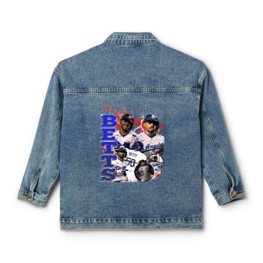 Discover Vintage Mookie Betts Classic Women's Denim Jackets