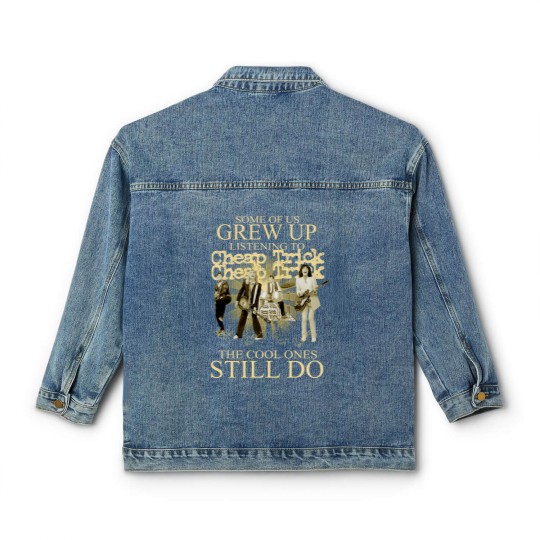 Discover Vintage  Trick Classic Women's Denim Jackets,  Trick The Cool Ones Still Do Classic Women's Denim Jackets