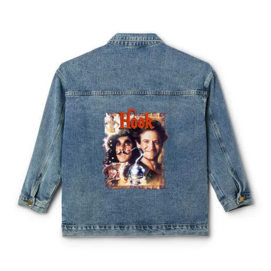Discover hook 1991 Classic Women's Denim Jackets Robin Williams