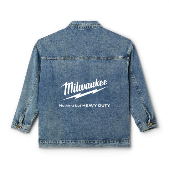 Discover Milwaukees Logo Onesies Classic Women's Denim Jackets