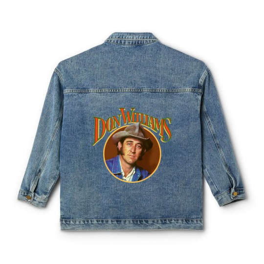 Discover Don Williams Retro Vintage Classic Women's Denim Jackets, Don Williams Classic Women's Denim Jackets