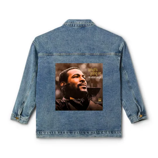 Discover Marvin Gaye - What's Going On Classic Women's Denim Jackets