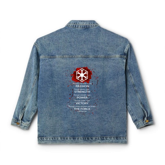 Discover Sith Code Classic Women's Denim Jackets