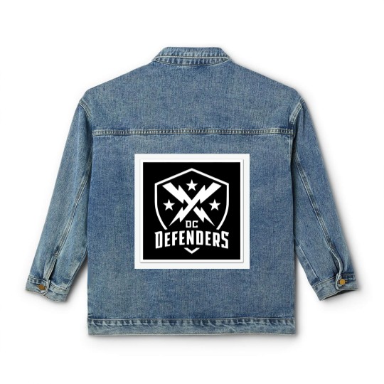 Discover dc defenders black dark Classic Women's Denim Jackets