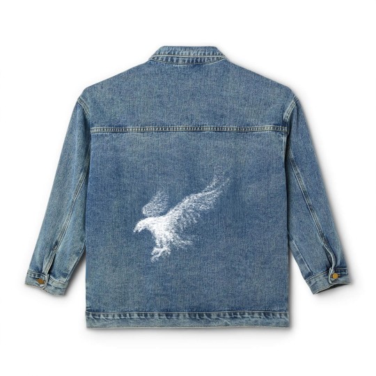 Discover Eagle Classic Women's Denim Jackets, Eagle lover Classic Women's Denim Jackets, Gift for Eagle lover