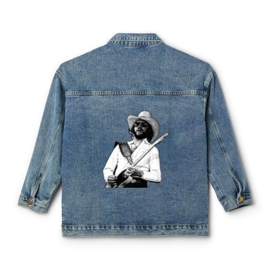 Discover Hank Williams jr. Retro - Hank Williams Jr - Classic Women's Denim Jackets