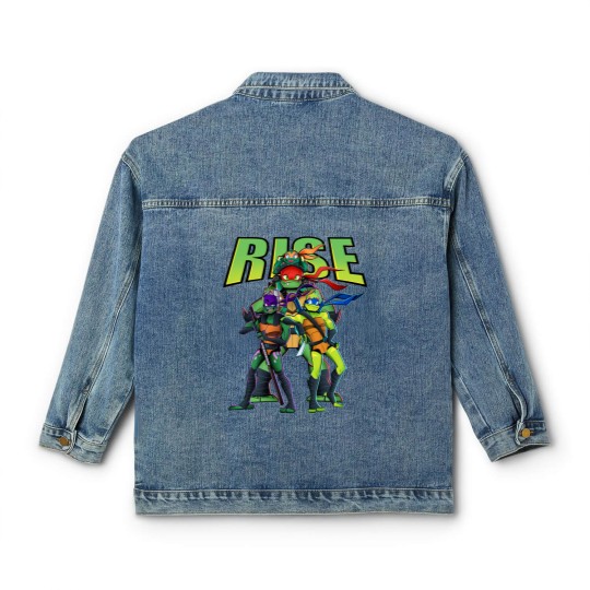 Discover Rise of the Teenage Mutant Ninja Turtles! Classic Women's Denim Jackets