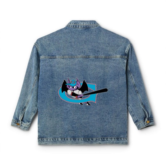 Discover Game of Greensboro Bats Baseball Classic Women's Denim Jackets