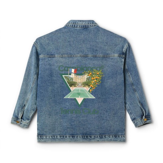 Discover Vintage Casablanca Tennis Club Classic Women's Denim Jackets