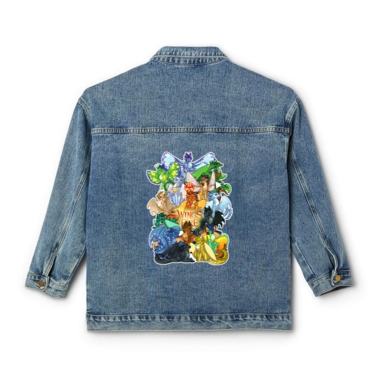 Discover Wings of Firee Wings of Firee Wings of Firee Classic Women's Denim Jackets