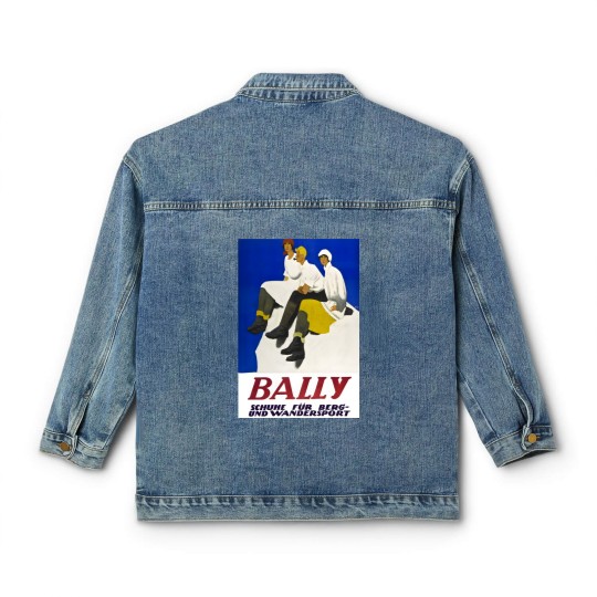 Discover Bally Shoes, Poster Classic Women's Denim Jackets