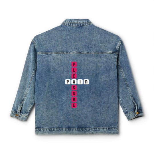 Discover BDSM Sub Dom Pleasure Pain Devot Dominant Fetish Classic Women's Denim Jackets