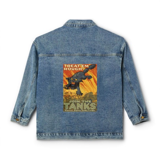 Discover WW1 Propaganda - US Military Vintage Classic Women's Denim Jackets