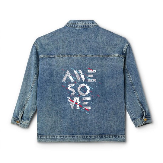 Discover Awesome Abstract - Awesome Abstract - Classic Women's Denim Jackets
