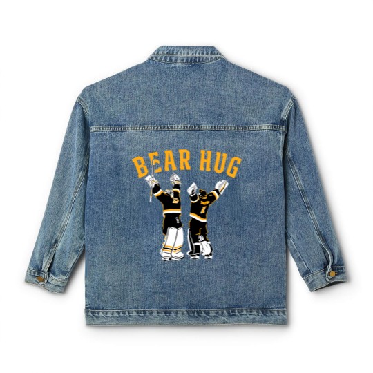 Discover Goalie Bear Hug Classic Women's Denim Jackets