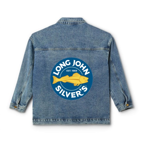 Discover Long John Silvers Restaurant Logo Classic Women's Denim Jackets