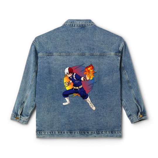 Discover Boku no hero academia - Shoto Todoroki - Shoto Todoroki - Classic Women's Denim Jackets