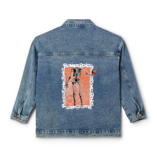 Discover Vintage Bones Imagine Dragons Classic Women's Denim Jackets, Bones Imagine Dragons Classic Women's Denim Jackets