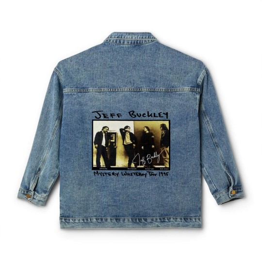 Discover Jeff Buckley Mystery White Boy Tour 1995 Music Tour Classic Women's Denim Jackets
