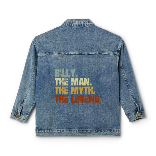 Discover Billy The Man The Myth The Legend - Billy - Classic Women's Denim Jackets