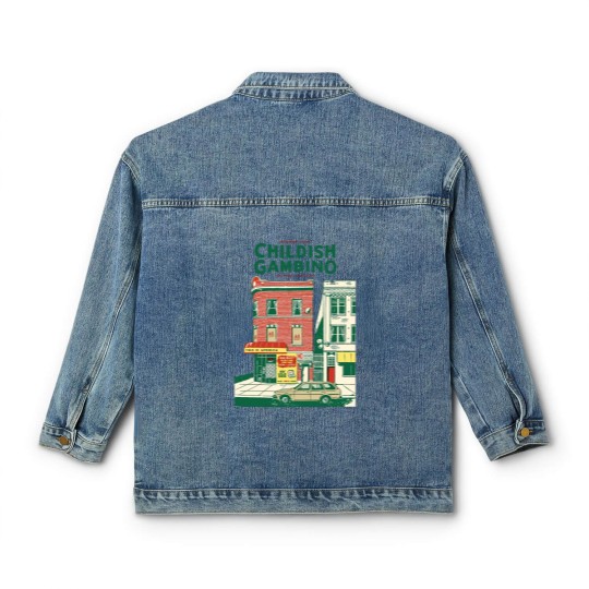 Discover Childish Gambino This is America Hip-Hop Funk Unisex Classic Women's Denim Jackets