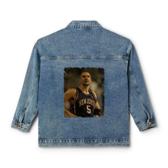 Discover Jason Kidd - Vintage Design Of Basketball Classic Women's Denim Jackets