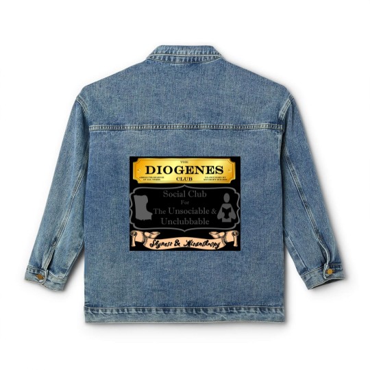 Discover Mycroft Holmes - Diogenes Club - For The Unsociable  Unclubbable Classic Women's Denim Jackets