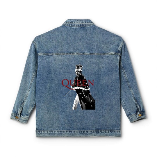 Discover Queen Freddie Mercury Live in Concert Classic Women's Denim Jackets
