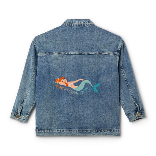 Discover MERMAID LAGOON Pillow Classic Women's Denim Jackets