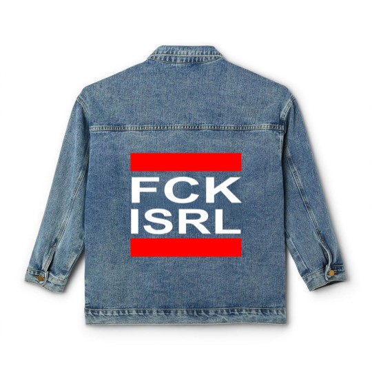 Discover Fck Isrl - Free Palestine - Boycott Israel dance Classic Women's Denim Jackets