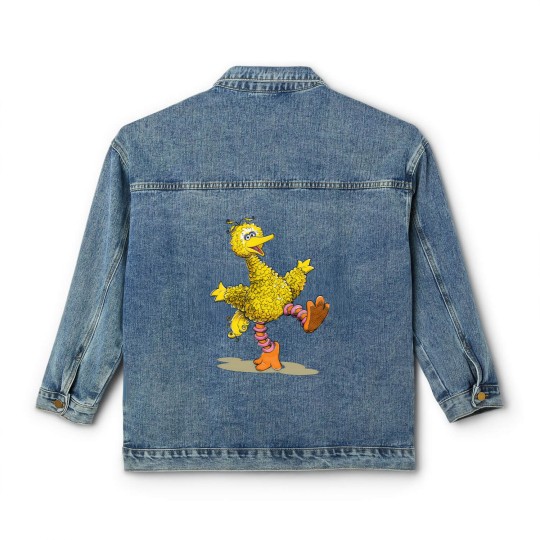 Discover Retro Art Big Bird Classic Women's Denim Jackets