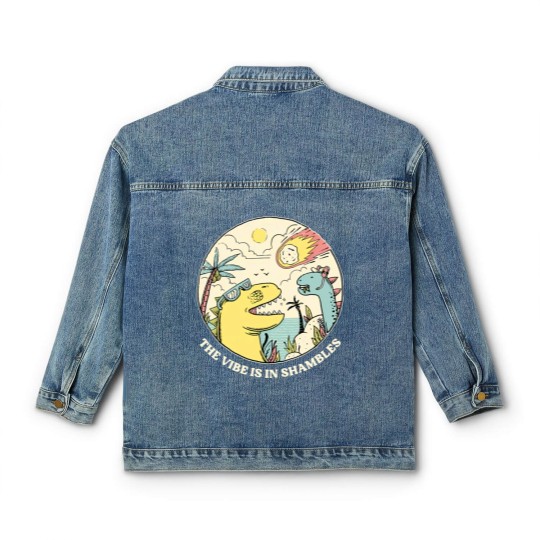 Discover the vibe is in shambles Classic Women's Denim Jackets