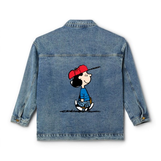 Discover Peanuts | Lucy Playing Baseball Classic Women's Denim Jackets