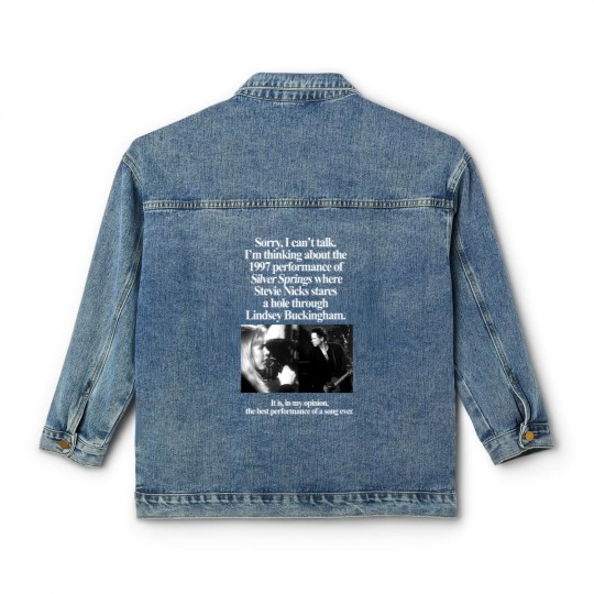 Discover I'm Thinking About The 1997 Performance of Silver Springs Classic Women's Denim Jackets