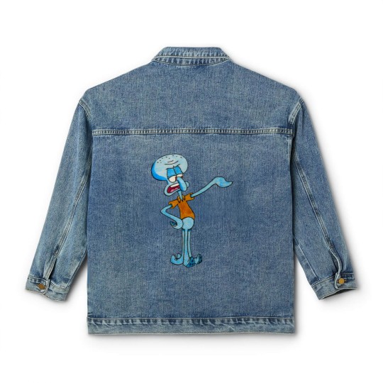 Discover Grumpy Squidward - Squidward - Classic Women's Denim Jackets