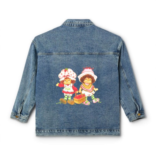Discover Strawberry Shortcake & Cafe Ole Classic Women's Denim Jackets, Have A Berry Nice Day Classic Women's Denim Jackets, Cartoon Nostalgia Classic Women's Denim Jackets, Love Strawberry Kid Classic Women's Denim Jackets