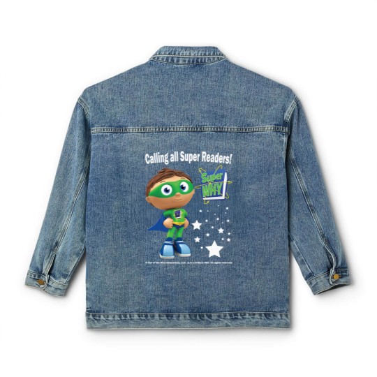 Discover Calling all Super Readers! Super Why Classic Women's Denim Jackets