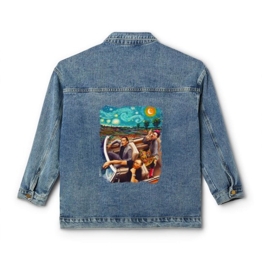 Discover Vincent-Van-Gogh-Frida-Salvador-Dali-Banksy-car    .png Classic Women's Denim Jackets