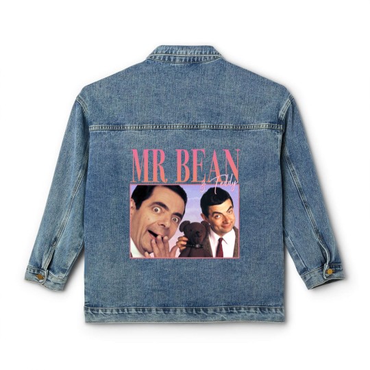 Discover 90_S Retro style Mr Bean Classic Women's Denim Jackets