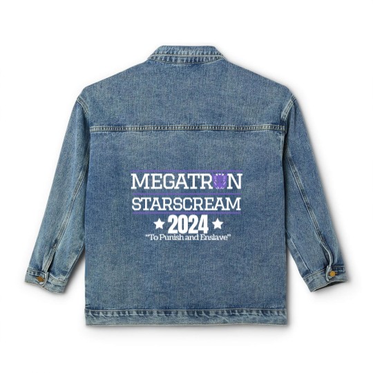 Discover Megatron Starscream 2024 Classic Women's Denim Jackets, Transformers, Decepticons, Funny Poltical Classic Women's Denim Jackets