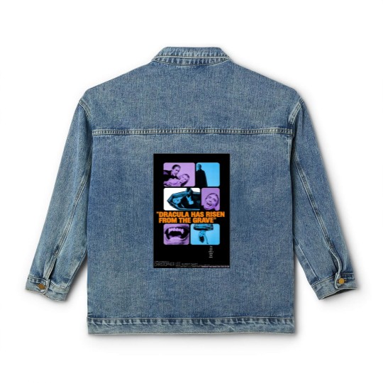 Discover Dracula Has Risen from the Grave 1969 Classic Women's Denim Jackets
