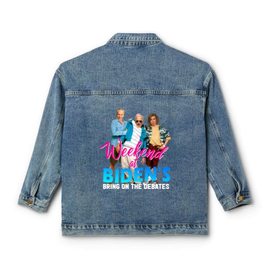 Discover Biden at Weekend Biden at Weekend Abolish Malarkey Abolish Malarkey Classic Women's Denim Jackets