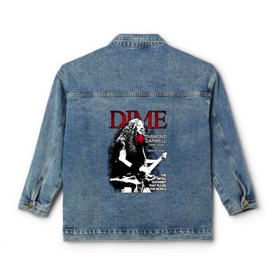 Discover Dimebag Darrell Mayhem Skull Damageplan Classic Women's Denim Jackets