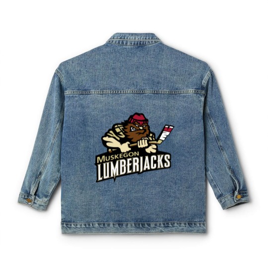 Discover Muskegon Lumberjacks Hockey Club Classic Women's Denim Jackets